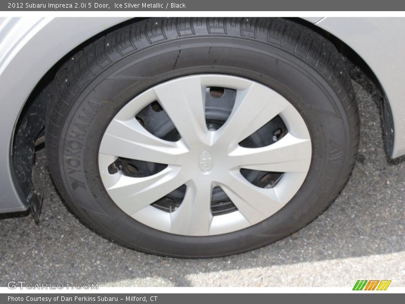 Ice Silver Metallic / Black 2012 Subaru Impreza 2.0i 5 Door