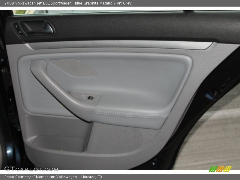 Blue Graphite Metallic / Art Grey 2009 Volkswagen Jetta SE SportWagen