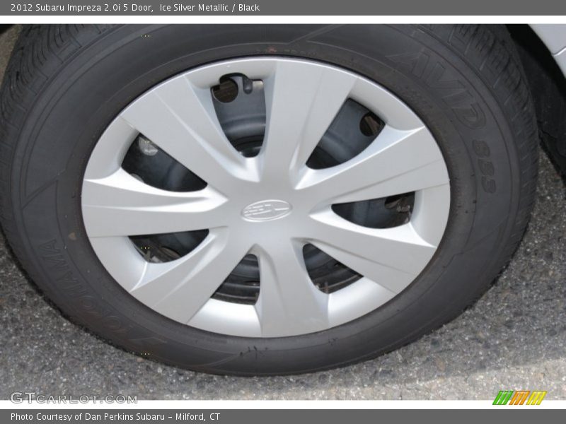 Ice Silver Metallic / Black 2012 Subaru Impreza 2.0i 5 Door