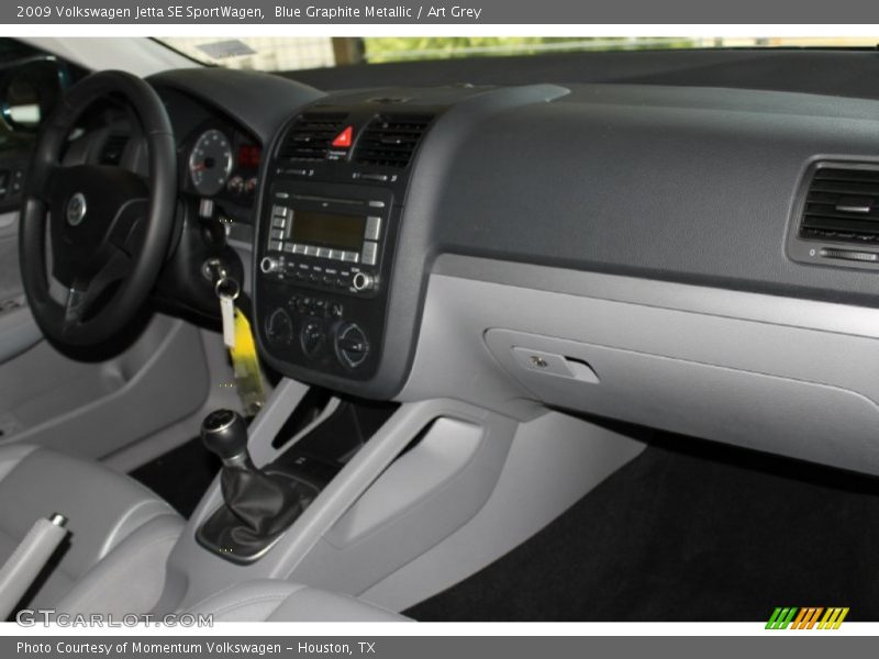Blue Graphite Metallic / Art Grey 2009 Volkswagen Jetta SE SportWagen