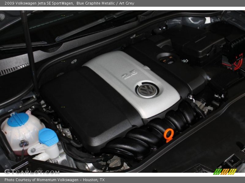 Blue Graphite Metallic / Art Grey 2009 Volkswagen Jetta SE SportWagen