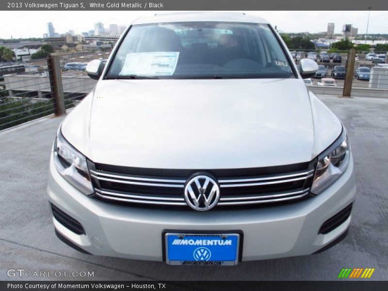 White Gold Metallic / Black 2013 Volkswagen Tiguan S