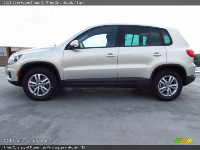 White Gold Metallic / Black 2013 Volkswagen Tiguan S