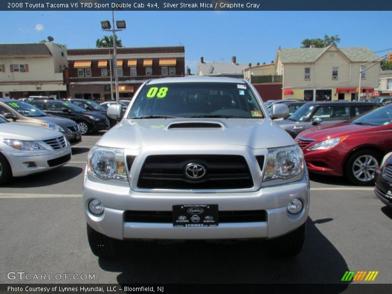 Silver Streak Mica / Graphite Gray 2008 Toyota Tacoma V6 TRD Sport Double Cab 4x4