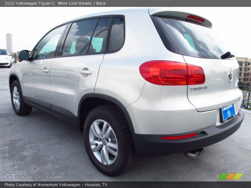 White Gold Metallic / Black 2013 Volkswagen Tiguan S