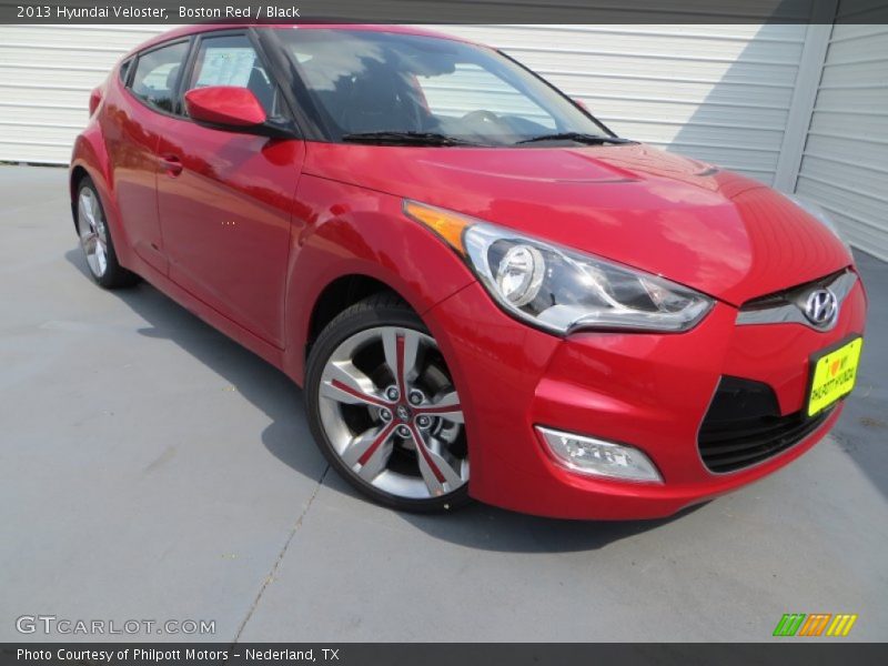 Boston Red / Black 2013 Hyundai Veloster
