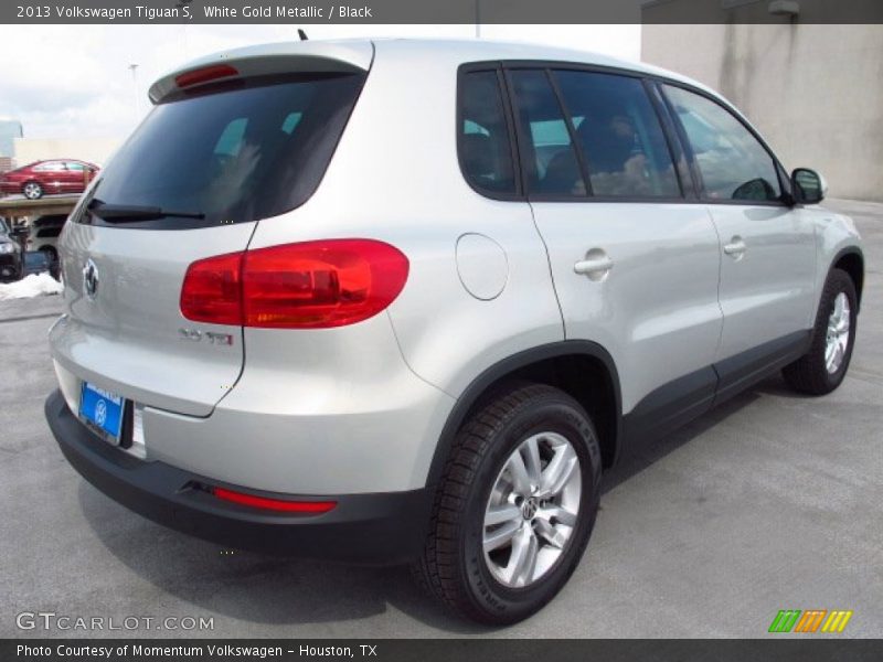 White Gold Metallic / Black 2013 Volkswagen Tiguan S