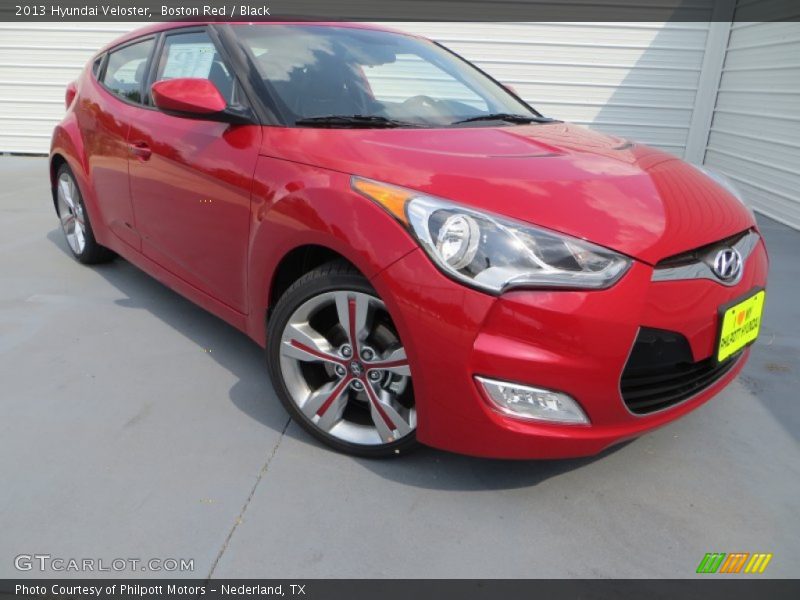 Boston Red / Black 2013 Hyundai Veloster