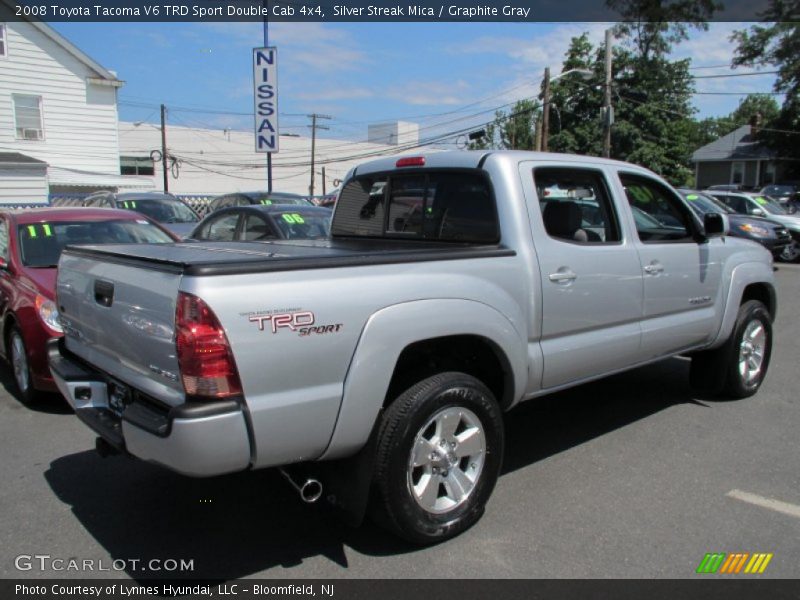 Silver Streak Mica / Graphite Gray 2008 Toyota Tacoma V6 TRD Sport Double Cab 4x4