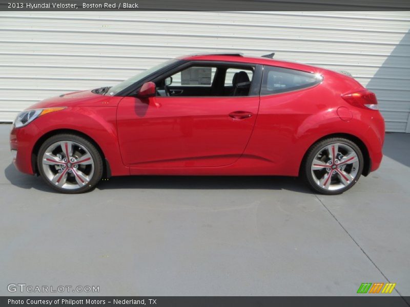 Boston Red / Black 2013 Hyundai Veloster