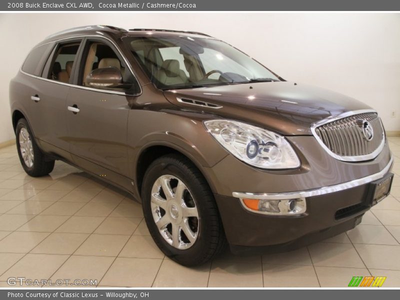 Cocoa Metallic / Cashmere/Cocoa 2008 Buick Enclave CXL AWD