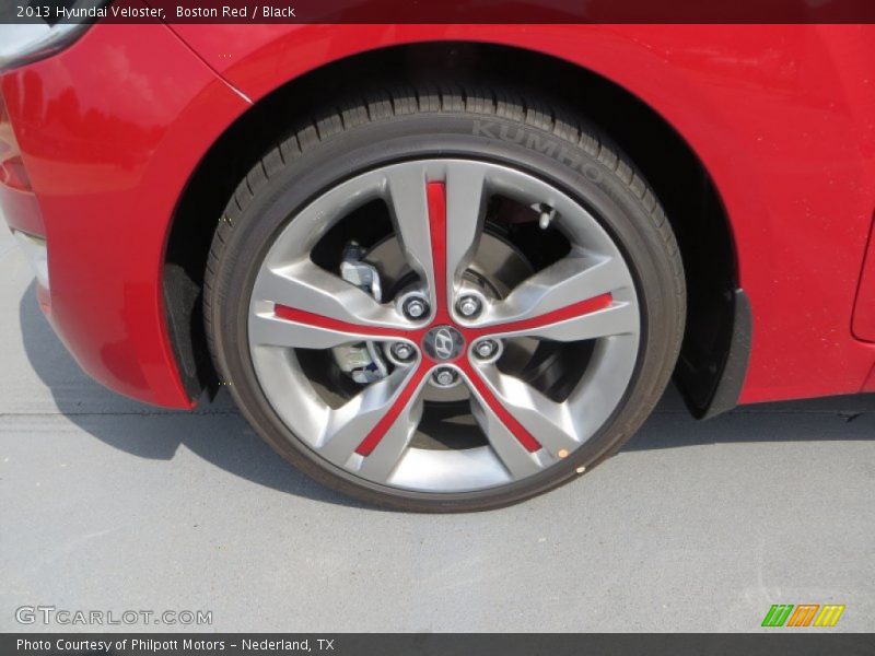 Boston Red / Black 2013 Hyundai Veloster