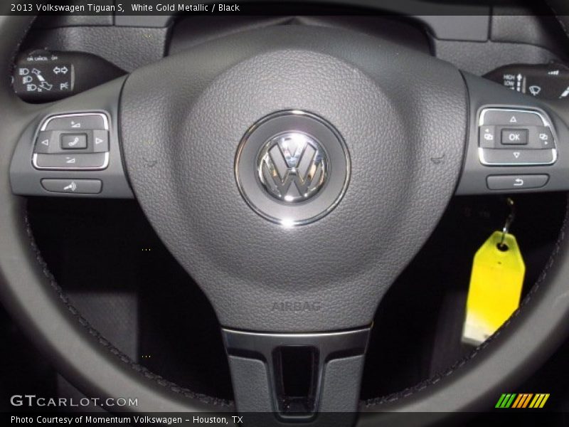White Gold Metallic / Black 2013 Volkswagen Tiguan S
