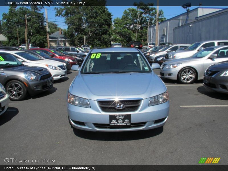 Silver Blue / Gray 2008 Hyundai Sonata GLS V6