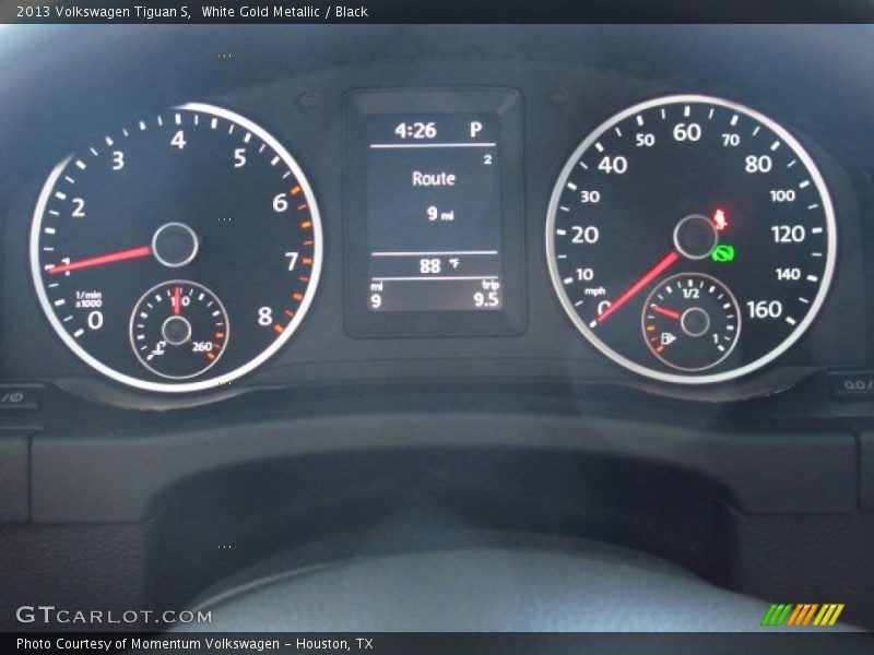 White Gold Metallic / Black 2013 Volkswagen Tiguan S