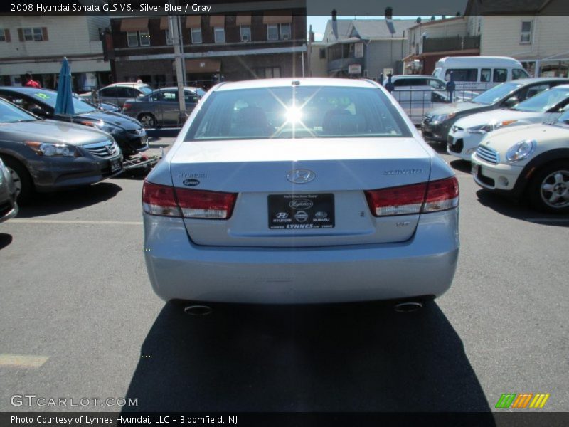 Silver Blue / Gray 2008 Hyundai Sonata GLS V6