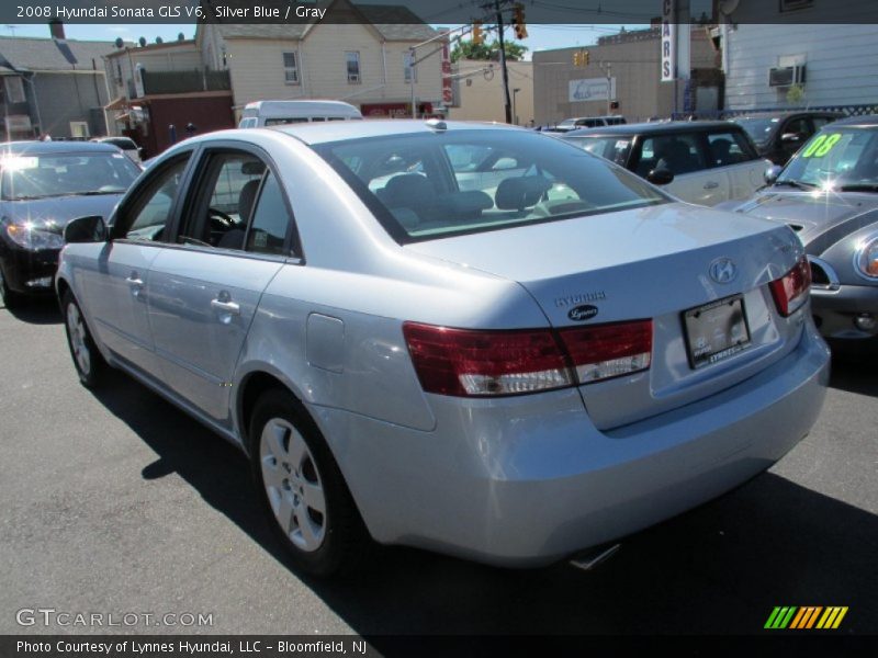 Silver Blue / Gray 2008 Hyundai Sonata GLS V6