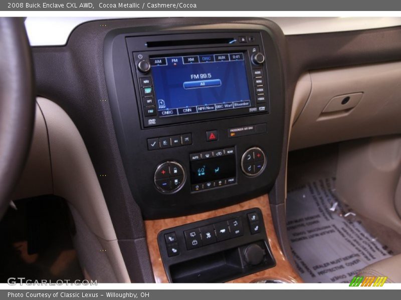 Cocoa Metallic / Cashmere/Cocoa 2008 Buick Enclave CXL AWD