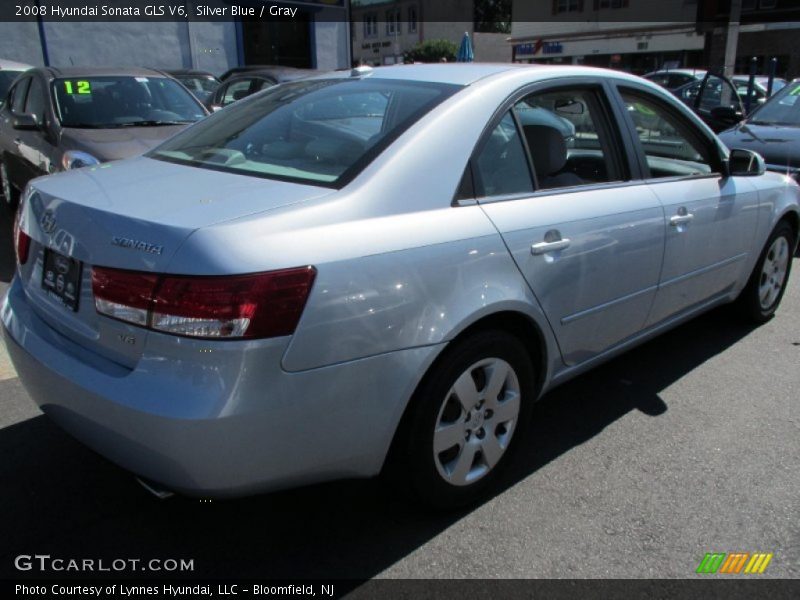 Silver Blue / Gray 2008 Hyundai Sonata GLS V6