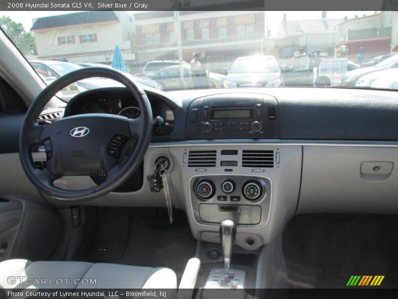 Silver Blue / Gray 2008 Hyundai Sonata GLS V6