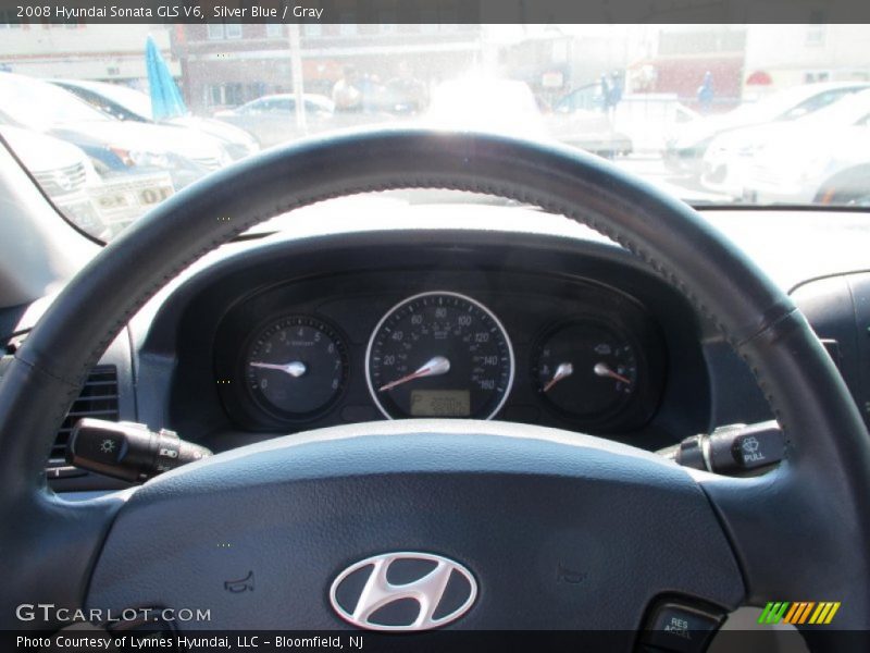 Silver Blue / Gray 2008 Hyundai Sonata GLS V6