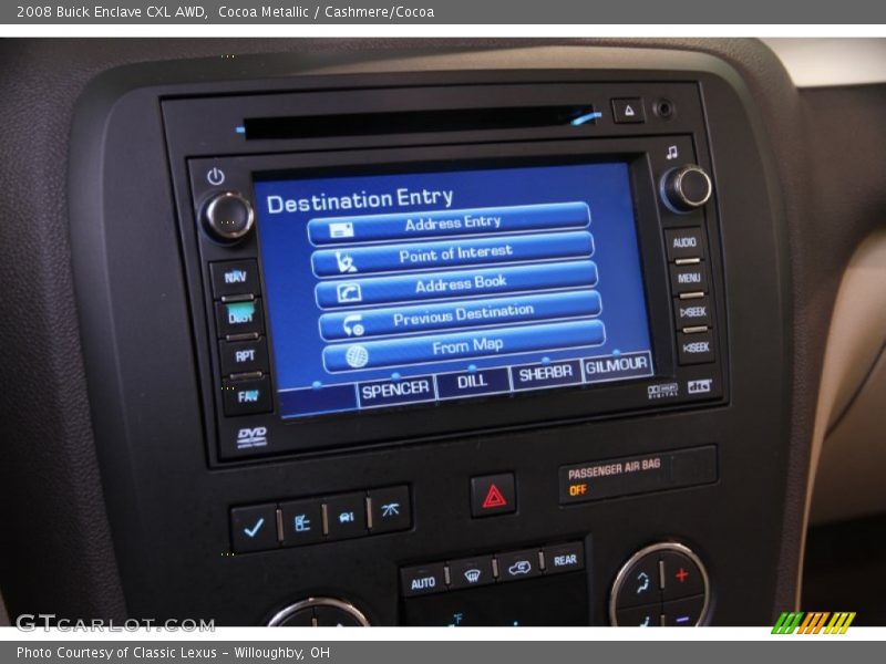 Cocoa Metallic / Cashmere/Cocoa 2008 Buick Enclave CXL AWD