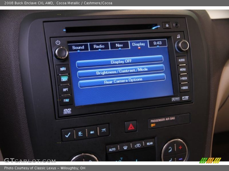 Cocoa Metallic / Cashmere/Cocoa 2008 Buick Enclave CXL AWD