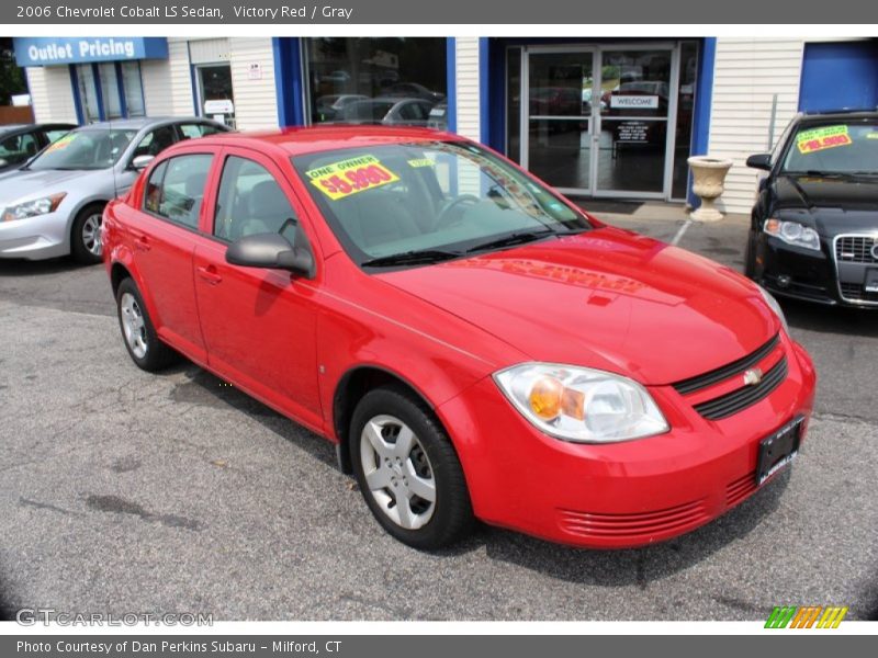 Victory Red / Gray 2006 Chevrolet Cobalt LS Sedan