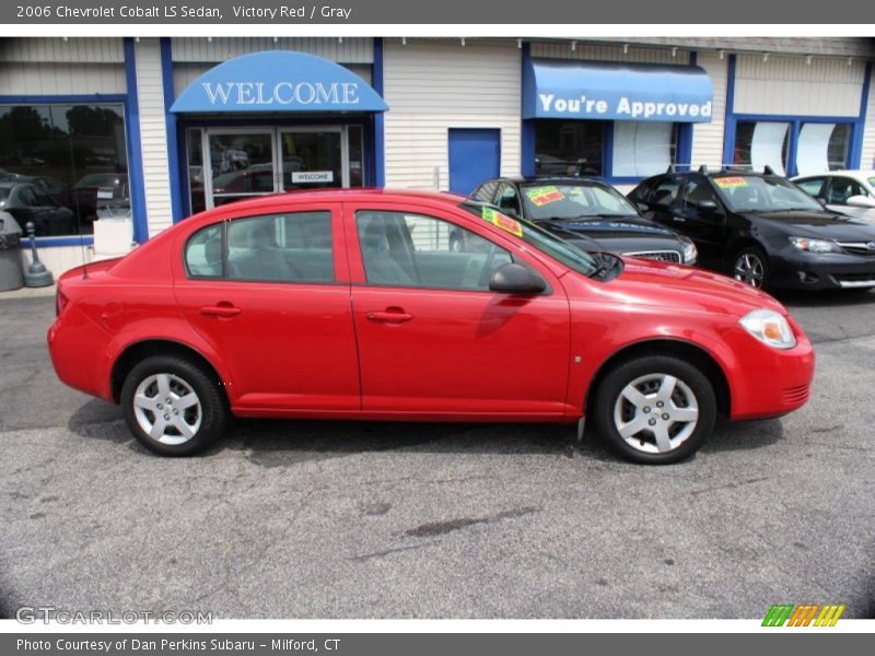 Victory Red / Gray 2006 Chevrolet Cobalt LS Sedan