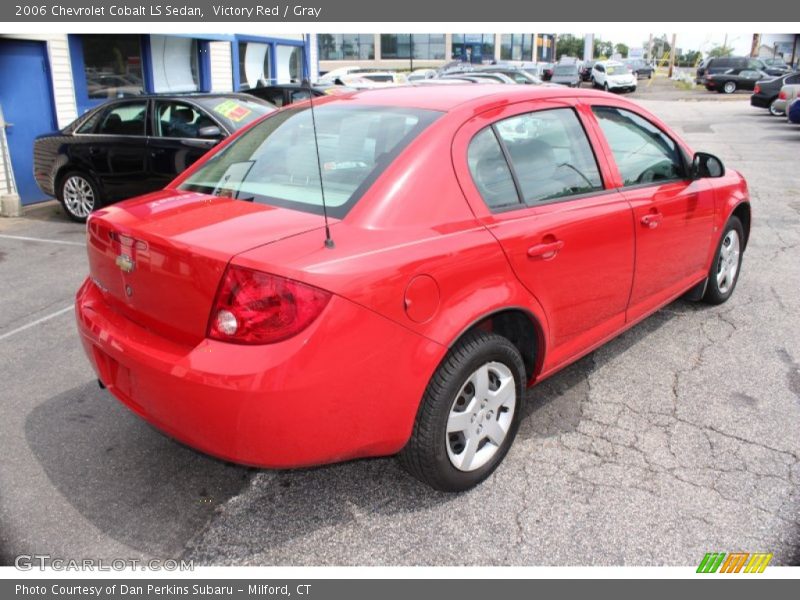 Victory Red / Gray 2006 Chevrolet Cobalt LS Sedan