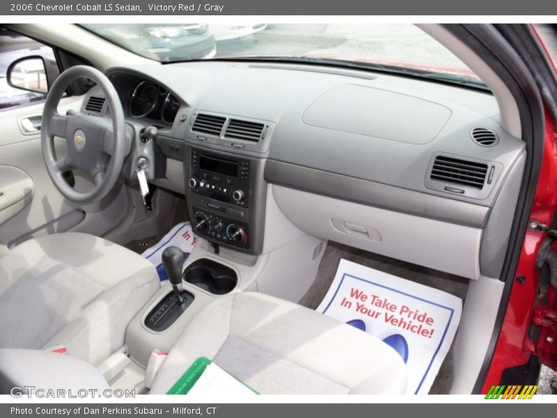 Victory Red / Gray 2006 Chevrolet Cobalt LS Sedan