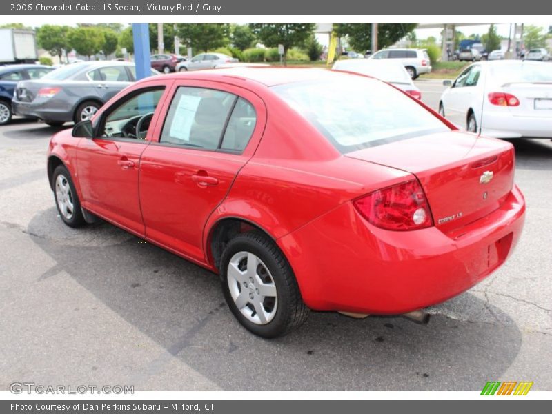 Victory Red / Gray 2006 Chevrolet Cobalt LS Sedan