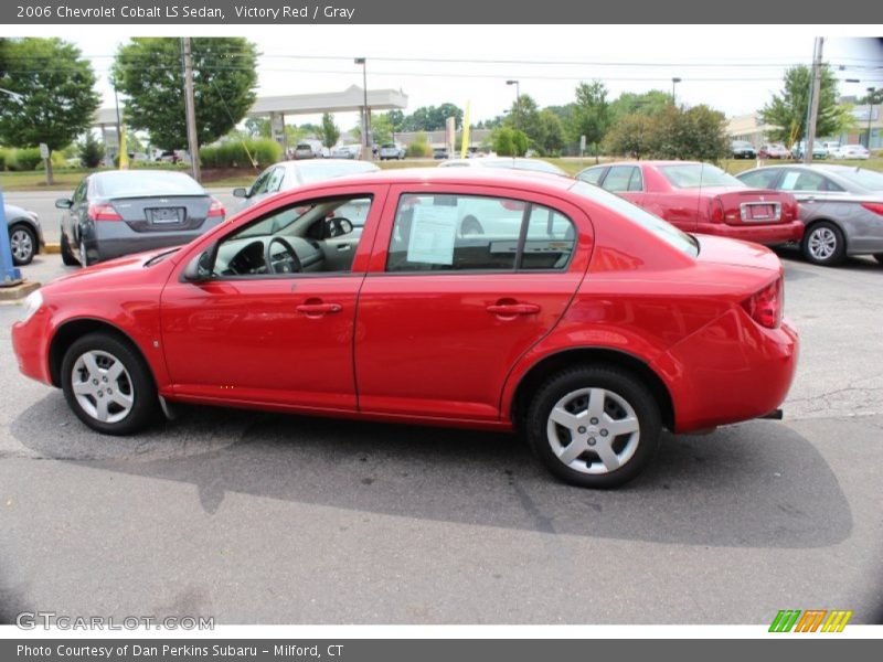 Victory Red / Gray 2006 Chevrolet Cobalt LS Sedan