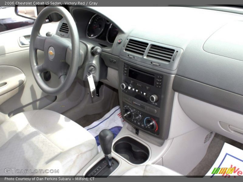 Victory Red / Gray 2006 Chevrolet Cobalt LS Sedan