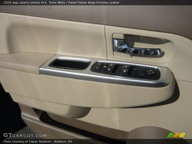 Stone White / Pastel Pebble Beige Mckinley Leather 2009 Jeep Liberty Limited 4x4