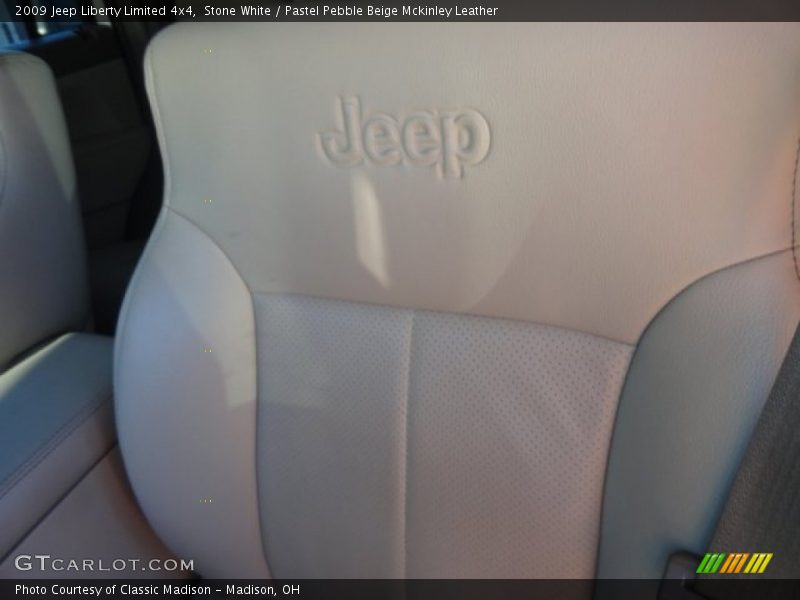 Stone White / Pastel Pebble Beige Mckinley Leather 2009 Jeep Liberty Limited 4x4