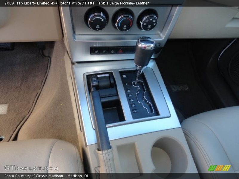 Stone White / Pastel Pebble Beige Mckinley Leather 2009 Jeep Liberty Limited 4x4