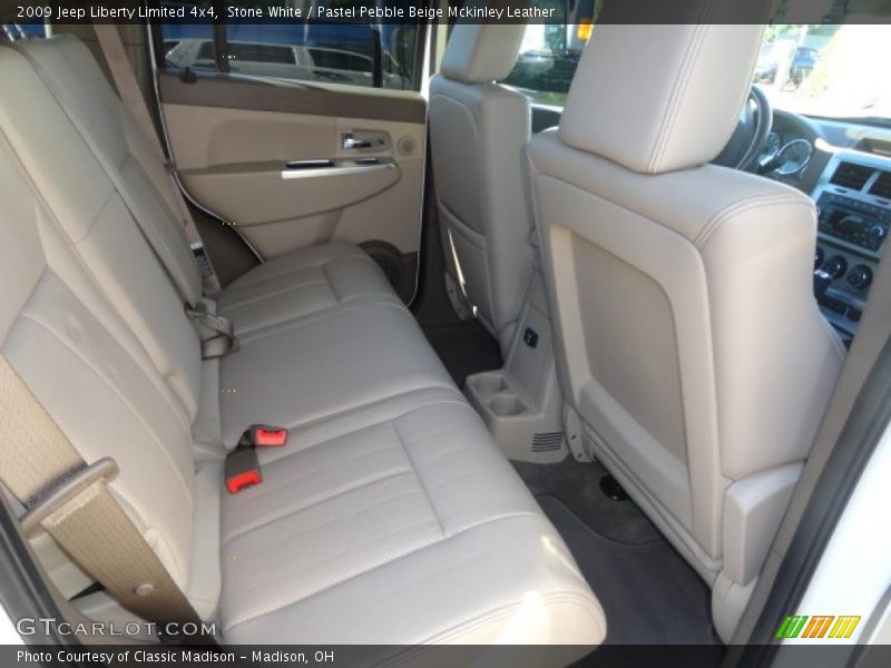 Stone White / Pastel Pebble Beige Mckinley Leather 2009 Jeep Liberty Limited 4x4