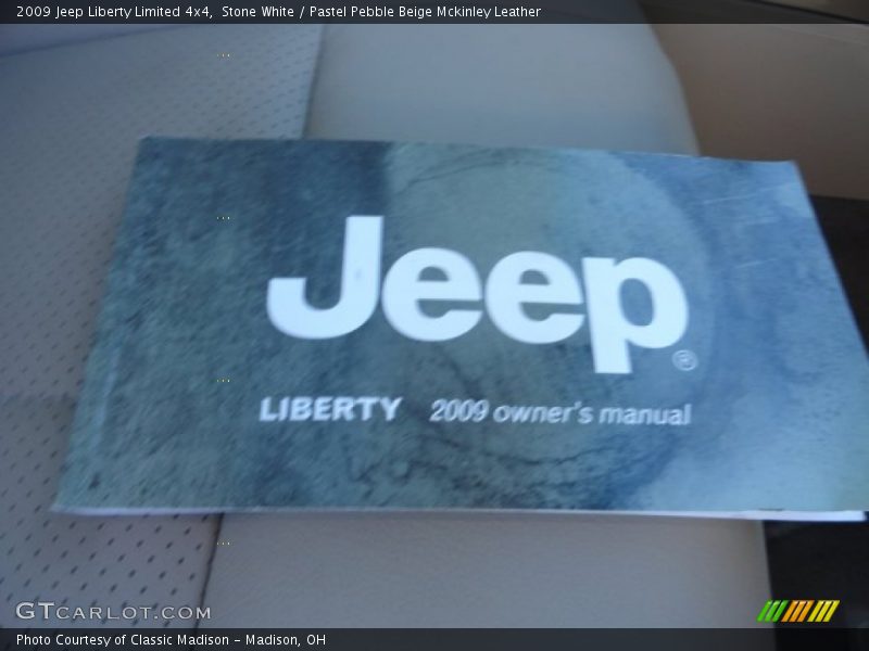 Stone White / Pastel Pebble Beige Mckinley Leather 2009 Jeep Liberty Limited 4x4