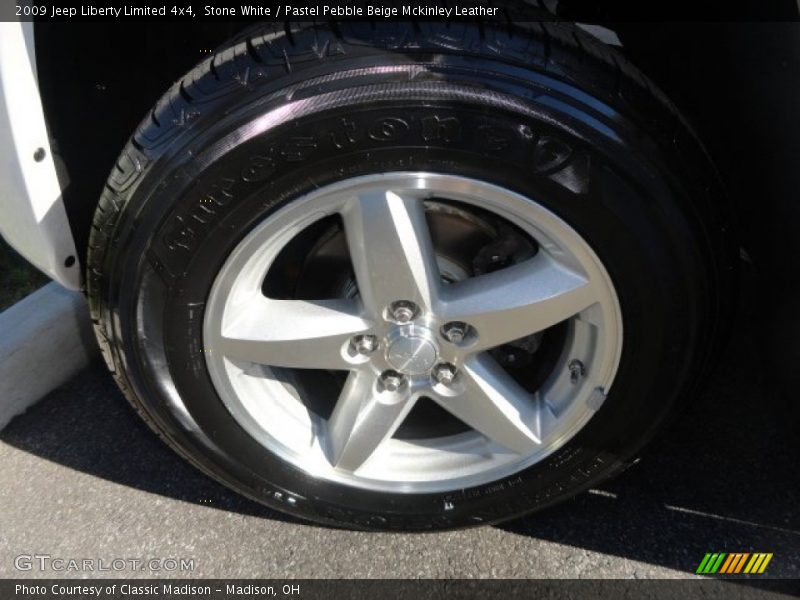 Stone White / Pastel Pebble Beige Mckinley Leather 2009 Jeep Liberty Limited 4x4
