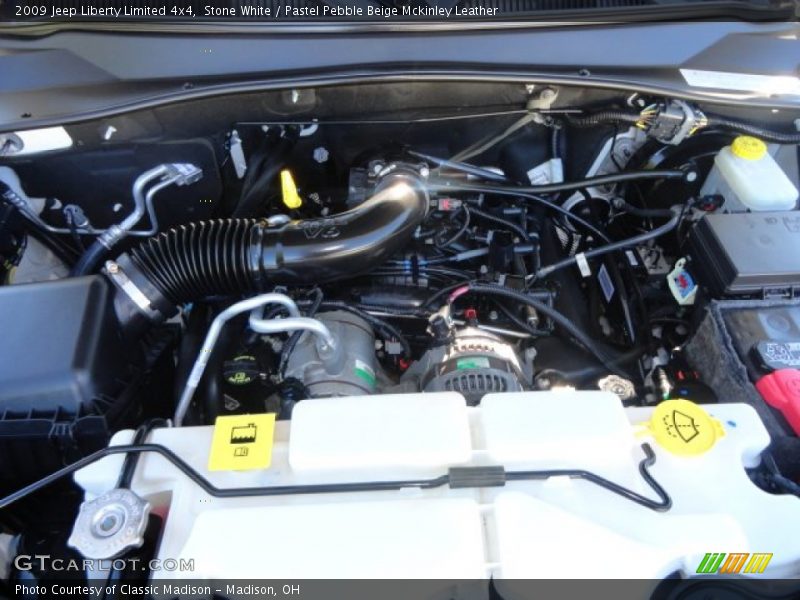 Stone White / Pastel Pebble Beige Mckinley Leather 2009 Jeep Liberty Limited 4x4