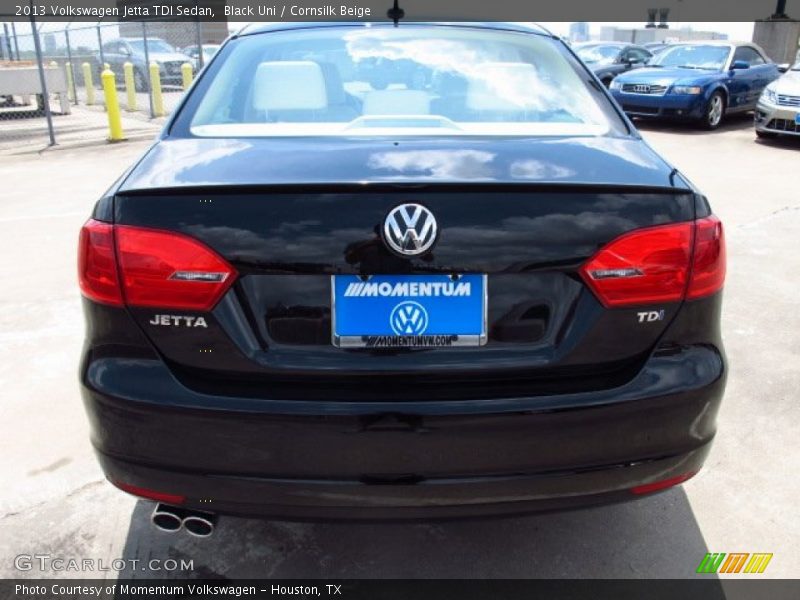 Black Uni / Cornsilk Beige 2013 Volkswagen Jetta TDI Sedan