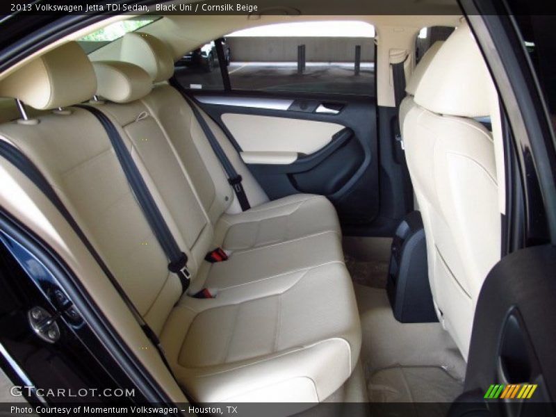 Black Uni / Cornsilk Beige 2013 Volkswagen Jetta TDI Sedan