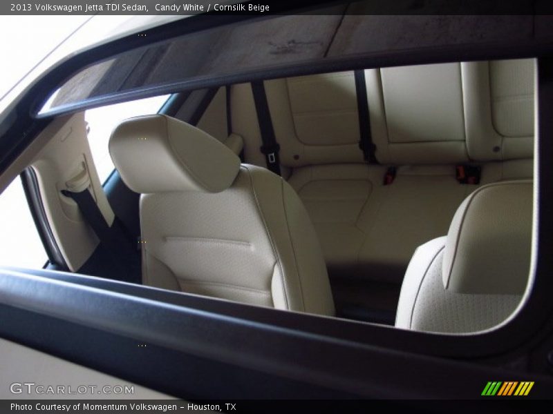 Candy White / Cornsilk Beige 2013 Volkswagen Jetta TDI Sedan