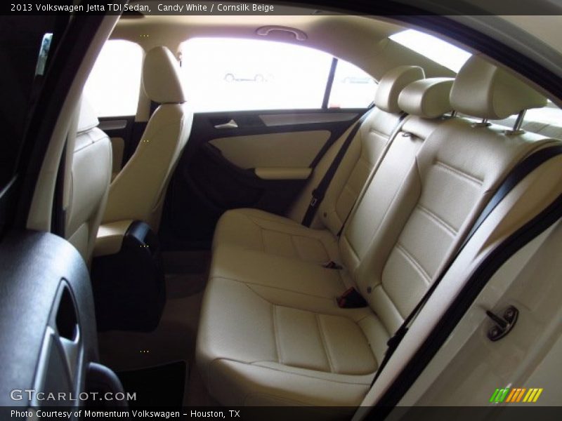 Candy White / Cornsilk Beige 2013 Volkswagen Jetta TDI Sedan