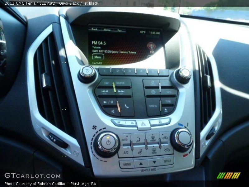 Onyx Black / Jet Black 2012 GMC Terrain SLE AWD