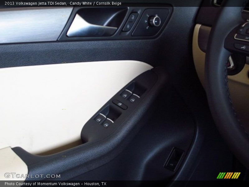 Candy White / Cornsilk Beige 2013 Volkswagen Jetta TDI Sedan