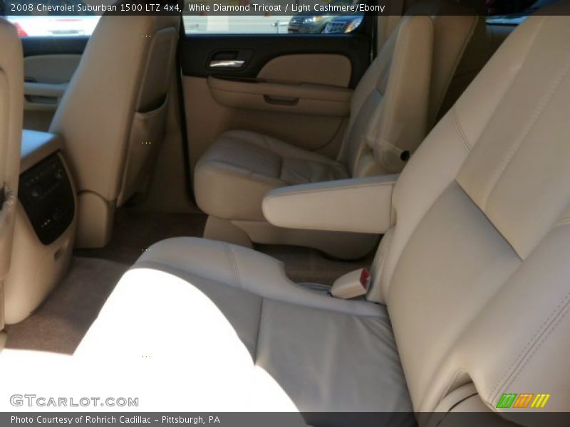 White Diamond Tricoat / Light Cashmere/Ebony 2008 Chevrolet Suburban 1500 LTZ 4x4