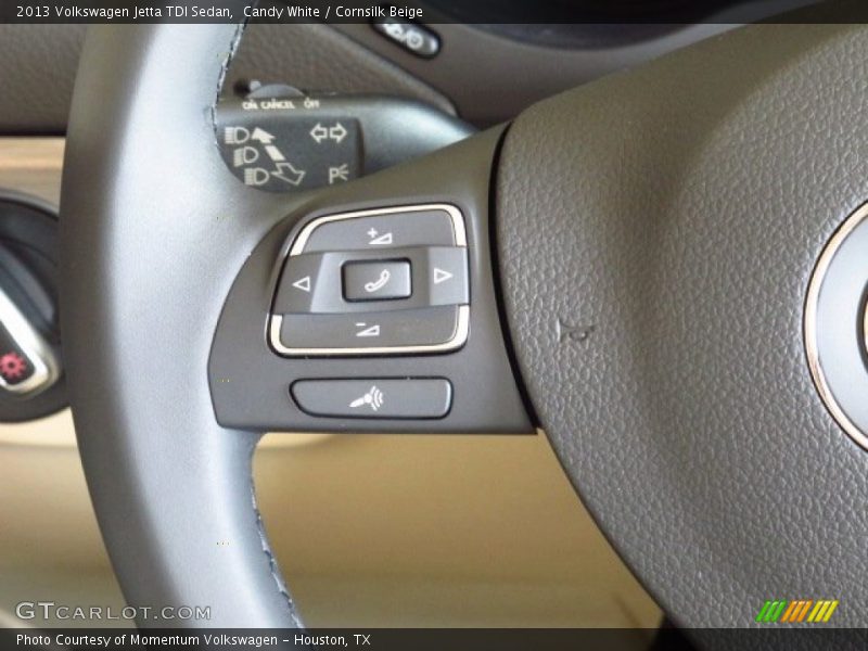Candy White / Cornsilk Beige 2013 Volkswagen Jetta TDI Sedan