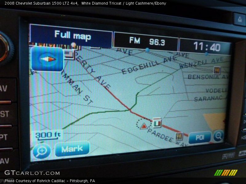 White Diamond Tricoat / Light Cashmere/Ebony 2008 Chevrolet Suburban 1500 LTZ 4x4
